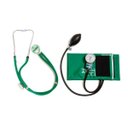 Ver imagem 2 de Kit com Bolsa Tipo Pasta, Porta Jaleco e Estetoscópio e Esfigmomanômetro P.a Med - Verde
