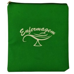 Kit com Bolsa Tipo Pasta, Porta Jaleco e Estetoscópio e Esfigmomanômetro P.A Med - Verde - 4