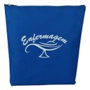 Ver imagem 4 de Kit com Bolsa Tipo Pasta, Porta Jaleco e Estetoscópio e Esfigmomanômetro P.a Med - Azul