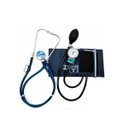 Ver imagem 2 de Kit com Bolsa Tipo Pasta, Porta Jaleco e Estetoscópio e Esfigmomanômetro P.a Med - Azul