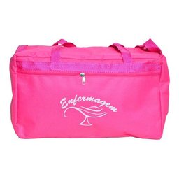 Kit Bolsa Tipo Pasta, Necessaire Retangular, Porta Moedas e Esteto com Esfigmo PA Med - Fúcsia - Ro - 3