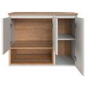 Ver imagem 5 de Gabinete de Banheiro 80cm para Cuba 3 Portas Taos Mel/arenas F10 - Mpozenato
