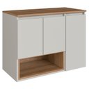 Ver imagem 2 de Gabinete de Banheiro 80cm para Cuba 3 Portas Taos Mel/arenas F10 - Mpozenato