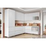 Gabinete de Cozinha Modulado Balcão Rainha Canto Reto Dir/esq 1 Porta C/tampo 92cm Branca/nature - - 5