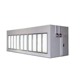 Walk in Cooler Gallant Resfriados 10 Portas Vidro sem Piso Painel 220V/3F CWRSP-10