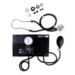 Kit de enfermagem completo com medidor de pressão Premium - Preta-Marca Premium - 2