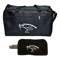 Kit de enfermagem completo com medidor de pressão Premium - Preta-Marca Premium - 4