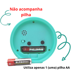 Relógio Despertador Analogico Estilo Antigo Pequeno Alarme Retrô Redondo Verde - 5 Relógio Despertador Analogico Estilo Antigo Pequeno Alarme Retrô Redondo Verde - 5