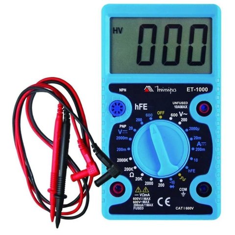Multímetro Digital - Et-1000 - Minipa