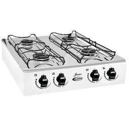Fogão Clarice 4 Bocas de Mesa Junior Mesa Inox - Branco - 1