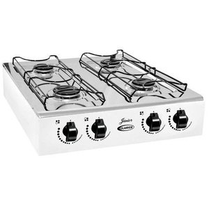 Fogão Clarice 4 Bocas de Mesa Junior Mesa Inox - Branco