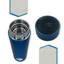 Ver imagem 3 de Garrafa Térmica Azul Inox com Visor Led e Filtro 500ml