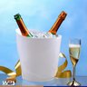 Balde de Gelo Champanheira 5 Litros em Acrílico Bares Festa - Branco - 2