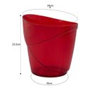 Ver imagem 4 de Balde de Gelo Champanheira 7 Litros Restaurantes Bares - Vermelho