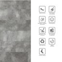 Ver imagem 3 de Piso Vinílico Colado Régua Office 3mm Casa Grassi Cement
