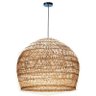 Luminária Pendente Blum Redonda Rattan Fibra Natural 60cm 1xE27 Lili Casa Único - 2
