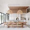 Ver imagem 3 de Luminária Pendente Blum Redonda Rattan Fibra Natural 60cm 1xE27 Lili Casa Único