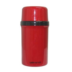 GARRAFA TÉRMICA VERMELHO FANO COM FECHAMENTO HERMÉTICO PARA VIAGEM 250ML