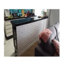 Ver imagem 1 de Placa 3D Auto Adesiva Tijolinho 50X50Cm Branco Fosco Pvc