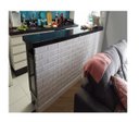 Ver imagem 1 de Placa 3D Auto Adesiva Tijolinho 50X50Cm Branco Fosco Pvc