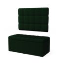 Ver imagem 2 de Kit Painel Rana 100 e Calçadeira Alpha Veludo Aradecor