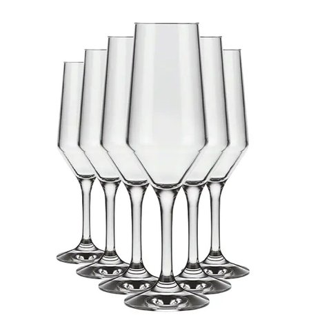 Taça para Espumantes Buffet Sm 186ml 6 Unidades - Nadir Rj708