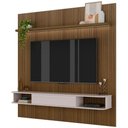 Ver imagem 5 de Painel Tv 75 Belluno Pinho Ripado/off White