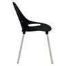 Cadeira Tramontina Elisa em Polipropileno Preto com Pernas de Alumínio Anodizado - 4