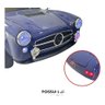 Mini Carro Eletrico Infantil Retro 12v Azul - Importway - 5