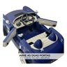 Mini Carro Eletrico Infantil Retro 12v Azul - Importway - 4
