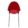Cadeira Tramontina Elisa em Polipropileno Vermelho com Pernas de Alumínio Anodizado - 6
