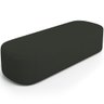 Puff Decorativo Orgânico para Living Quarto 160cm Doha W01 Linho Verde Musgo - Lyam Decor - 1