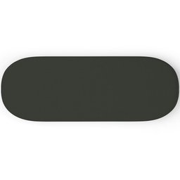 Puff Decorativo Orgânico para Living Quarto 160cm Doha W01 Linho Verde Musgo - Lyam Decor - 6