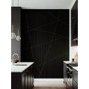 Ver imagem 6 de Painel Ripado Wpc Preto Gold- 290cm X 15cm - Revestimento Decorativo Sala Quarto Parede Cozinha
