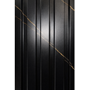 Ver imagem 5 de Painel Ripado Wpc Preto Gold- 290cm X 15cm - Revestimento Decorativo Sala Quarto Parede Cozinha