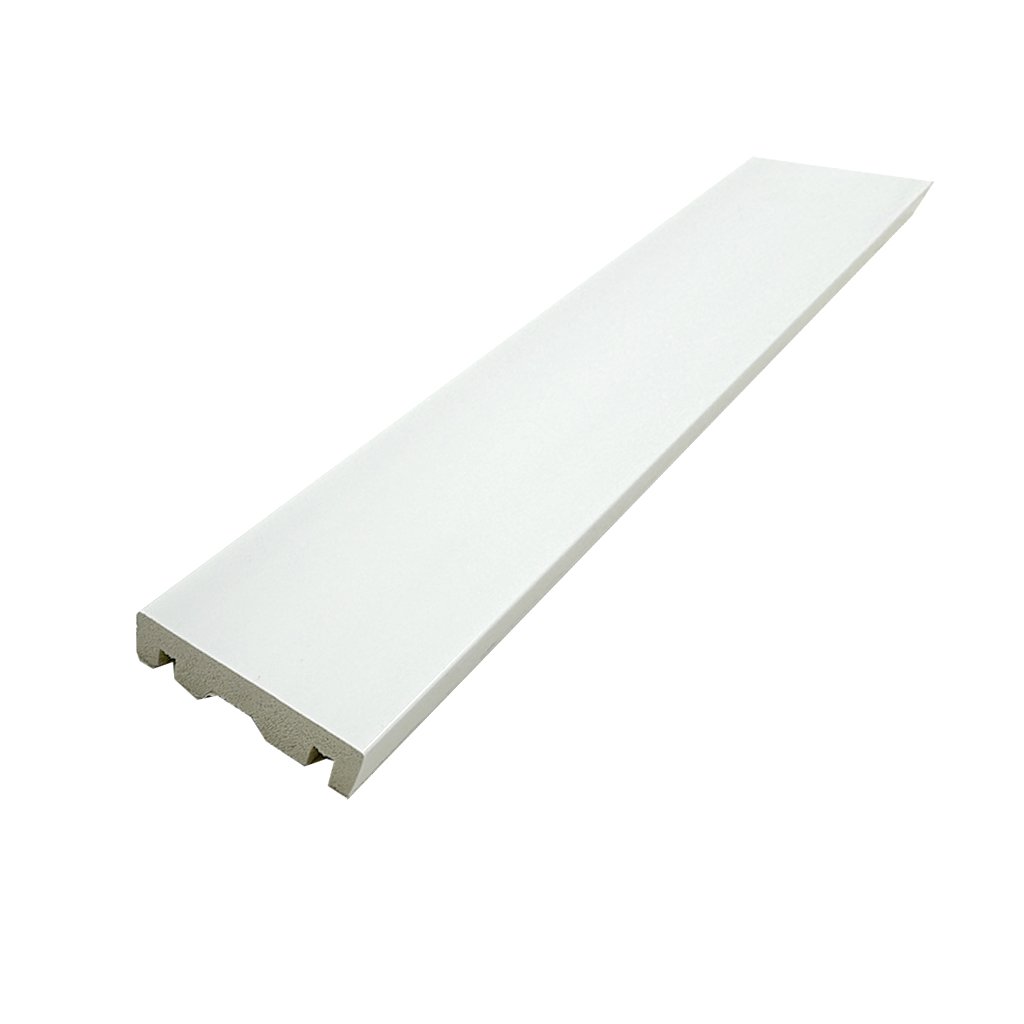 Rodapé de Poliestireno Liso 7cm x 2,25m Rende 2,5 Metros Casa Grassi  - 3