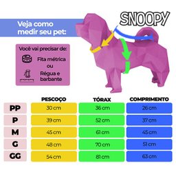 Roupa Pet Camiseta Preta Snoopy Keep Cool - Tamanho PP - 6