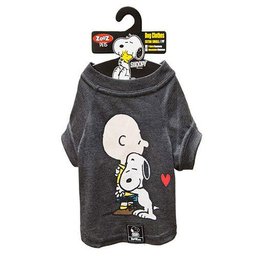 Roupa Pet Camiseta Preta Snoopy Keep Cool - Tamanho PP - 4