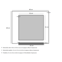 Ver imagem 4 de ESPELHO PARA BANHEIRO COM PRATELEIRA 40CM X 40CM MAIS KIT ACESSÓRIOS PARA BANHEIRO MÁRMORE PRETO DOU