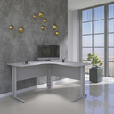 Ver imagem 1 de Estação de Trabalho Mesa Plataforma Escritório em L com Passa Fio Maxxi