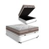 Cama Box Baú Viúva com Colchão de Molas Ensacadas Anjos Classic 128x188x64cm - 1