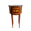 Ver imagem 3 de Mesa de Cabeceira Oval - 70x37x30