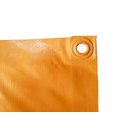 Ver imagem 6 de Lona para Caminhão Emborrachada Laranja/Preto com Ilhós - 9x5