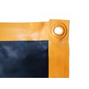 Ver imagem 5 de Lona para Caminhão Emborrachada Laranja/Preto com Ilhós - 9x5