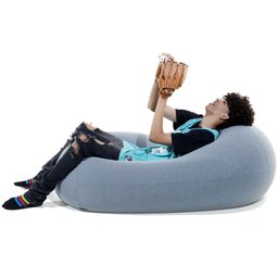 Pufe Sensorial Rollo Davi Cinza - 3