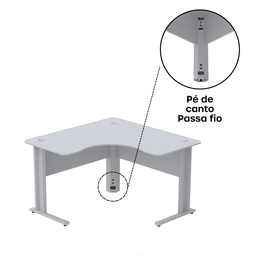 Mesa Estação de Trabalho em L ETP1515 Maxxi  - 10