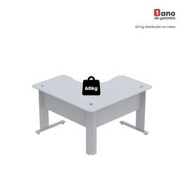 Mesa Estação de Trabalho em L ETP1515 Maxxi  - 8