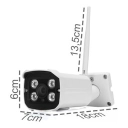 Câmera de Segurança Externa Ip Hd Jortan Entrada Cartão de Memória - 6
