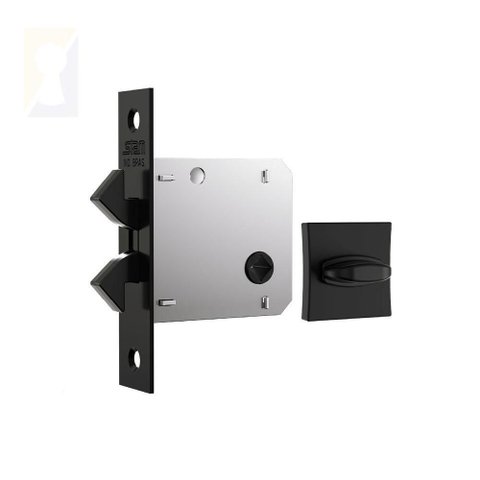 Fechadura Stam Correr-bater Banheiro 1006s Preto