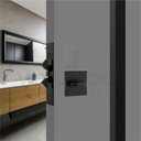 Ver imagem 3 de Fechadura Stam Correr-bater Banheiro 1006s Preto
